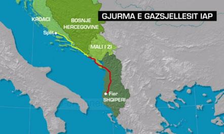Gazsjellesi IAP, Tirana dhe Podgorica fillojne hartimin e projektit